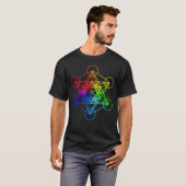 Sacred Geometry Metatron Cube T-Shirt (Voorkant volledig)