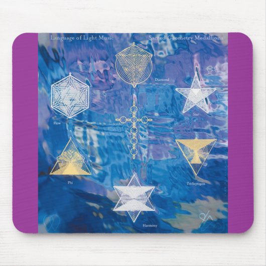 Sacred Geometry Mousepad Muismat (Voorkant)
