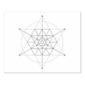 Sacred Geometry Rubberstempel (Afrduk)
