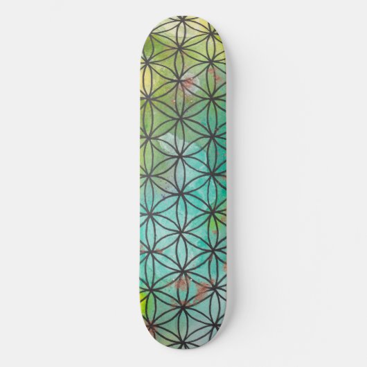 Sacred Geometry Skateboard (Voorkant)