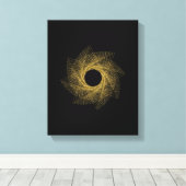 Sacred Geometry-symbool Canvas Afdruk (Insitu (Houten vloer))