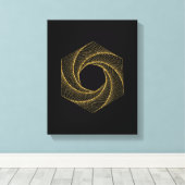 Sacred Geometry-symbool Canvas Afdruk (Insitu (Houten vloer))