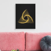 Sacred Geometry-symbool Canvas Afdruk (Insitu (Woonkamer))