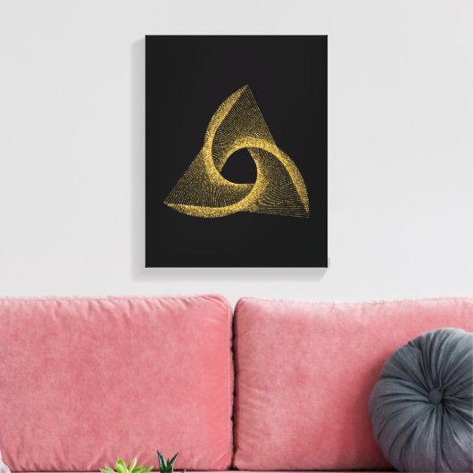 Sacred Geometry-symbool Canvas Afdruk (Insitu (Woonkamer))