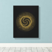 Sacred Geometry-symbool Canvas Afdruk (Insitu (Houten vloer))