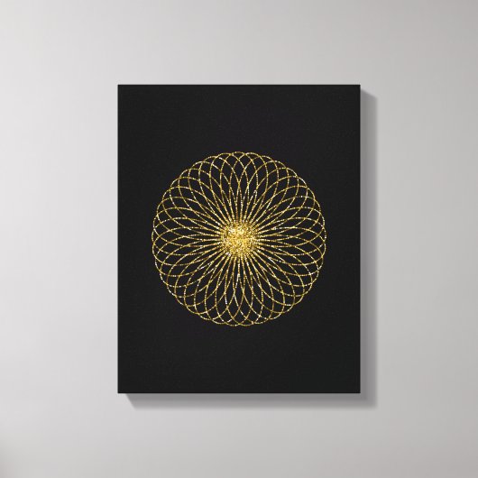 Sacred Geometry-symbool Canvas Afdruk (Voorkant)