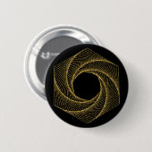 Sacred Geometry-symbool Ronde Button 5,7 Cm (Voorkant /achterkant)