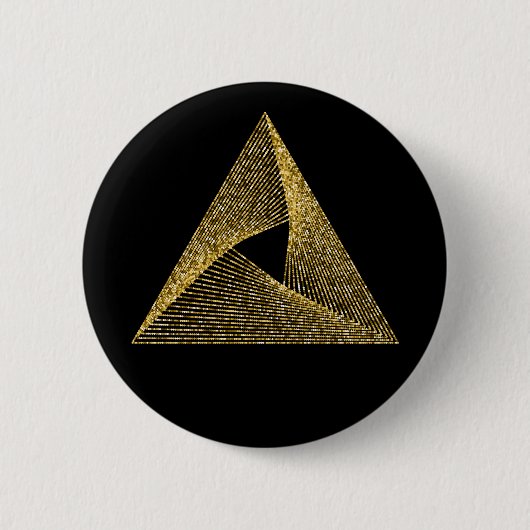 Sacred Geometry-symbool Ronde Button 5,7 Cm (Voorkant)