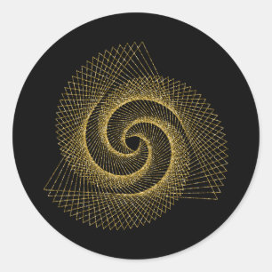 Sacred Geometry-symbool Ronde Sticker