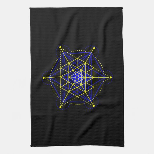 Sacred Geometry Theedoek (Verticaal)