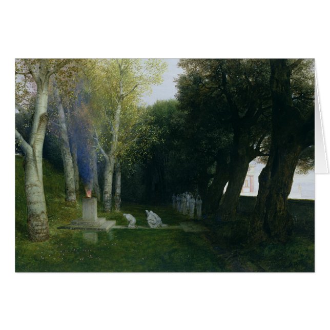 Sacred Grove, 1886 (Devant horizontal)