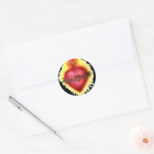 Sacred Heart 2 Ronde Sticker (Envelop)