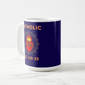 Sacred Heart AD 33 Catholique Mug (Devant gauche)
