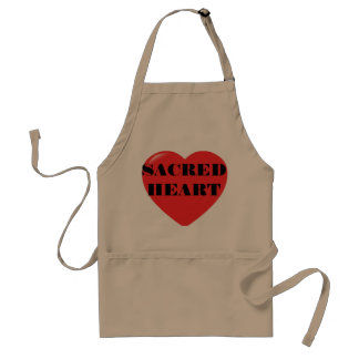 Sacred Heart Apron Standaard Schort