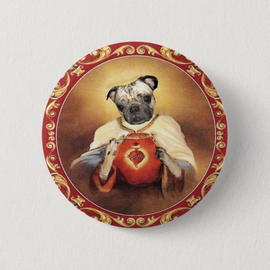 Sacred Heart Chewie Button (Voorkant)