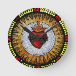 Sacred Heart Clock Ronde Klok