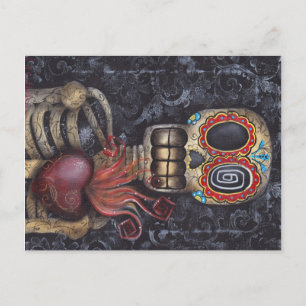 Sacred Heart Day of the Dead Briefkaart