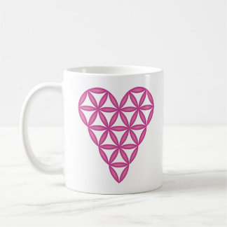 Sacred Heart - Heart of life, 3D/Paars 01. Koffiemok