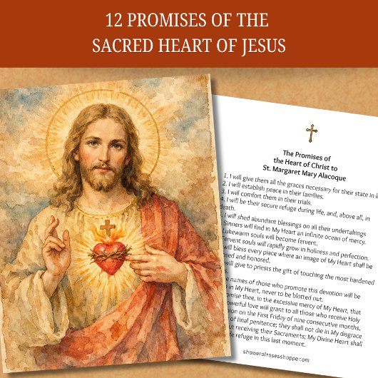 Sacred Heart Jesus Religious Traditional Catholic