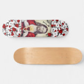 Sacred Heart Jesus Skateboard VOTRE NOM (Horz)