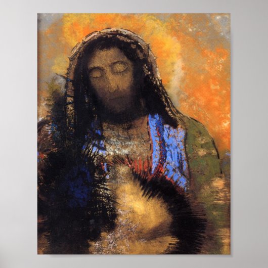 Sacred Heart - Odilon Redon 1910 Poster (Voorkant)