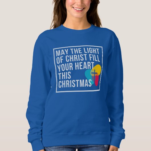 Sacred Heart of Christmas: Spirituality Sweatshirt (Voorkant)