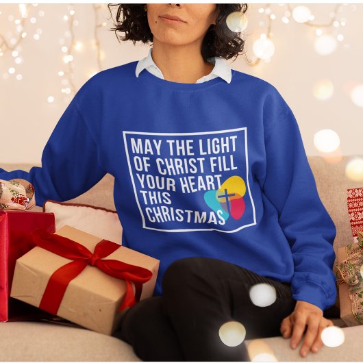 Sacred Heart of Christmas: Spirituality Sweatshirt