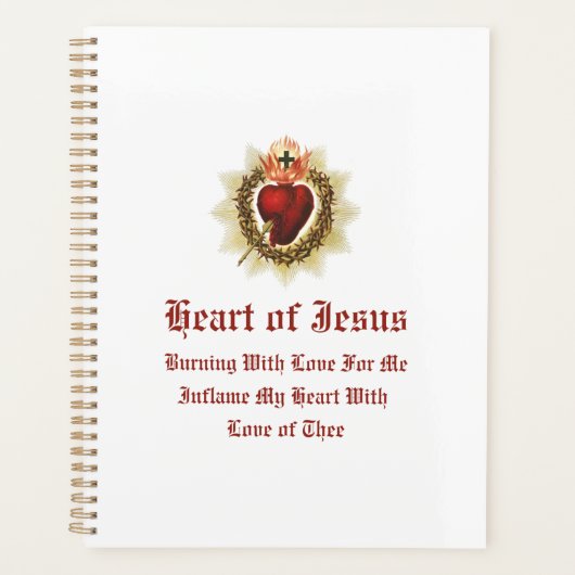Sacred Heart of Jesus Planner (Devant)