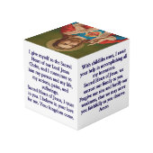 Sacred Heart of Jesus Prayer Cube Kubus (Achter hoekig)