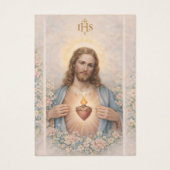 Sacred Heart of Jesus  Spanish Funeral Prayer (Devant)