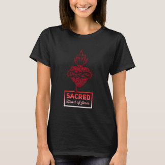 Sacred Heart Of Jesus Traditional Catholic T-shirt