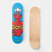 Sacred Heart Skateboard (Voorkant)