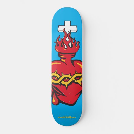 Sacred Heart Skateboard (Voorkant)