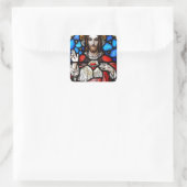 SACRED HEART VAN JESUS VIERKANTE STICKER (Tas)