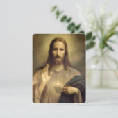 Sacred Hearth katholieke begrafenis Memorial (Staand voorkant)