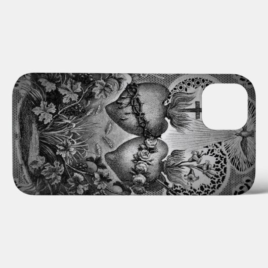 Sacred Hearts Case-Mate iPhone Case (Achterkant (horizontaal))