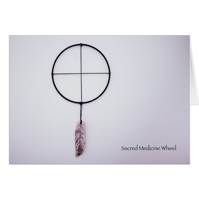 Sacred Medicine Wheel (Voorkant Horizontaal)
