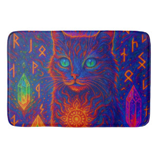 Sacred Neon Cat Badmat