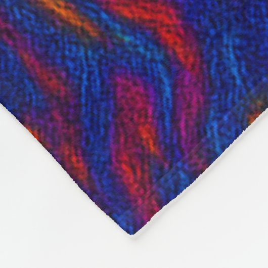 Sacred Neon Cat Fleece Deken (Hoek)