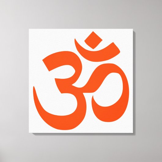Sacred Om Symbol Canvas Afdruk (Voorkant)
