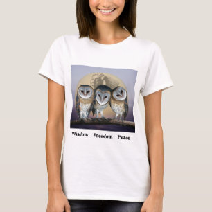 Sacred Owl Noord-Amerikaans Indiaan T-shirt