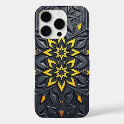 Sacred Persian Girih Pattern | Elegant Geometric  Case-Mate iPhone Case (Achterkant)