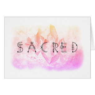*~* SACRED Pink Lavender Crystal