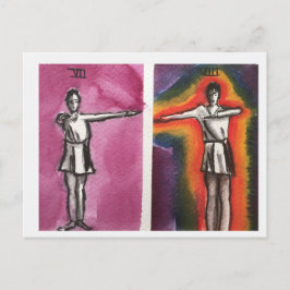 SACRED RHYTHMIC Vii,VIII DANCE MOVEMENTS POST CARD Briefkaart