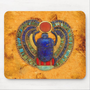 Sacred Scarab van het oude Egypte Muismat