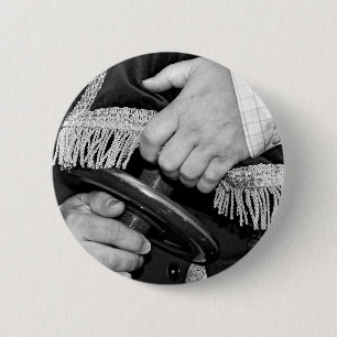 Sacred Scroll Ronde Button 5,7 Cm