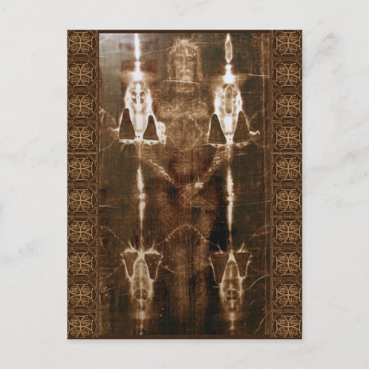 SACRED SHROUD OF TURIN BRIEFKAART (Voorkant)