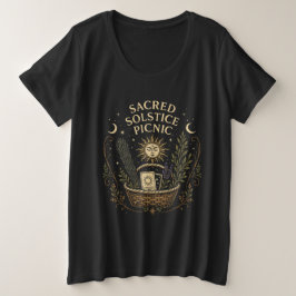 Sacred Solstice Picnic Litha Grote Maat T-shirt