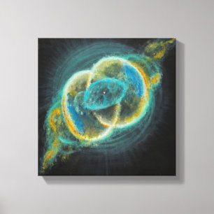 Sacred Union Vesica Piscis Nebulae 111 Canvas Afdruk