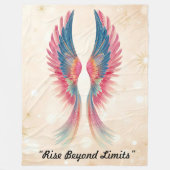 "Sacred Winged Symbol" Fleece Deken (Voorkant)